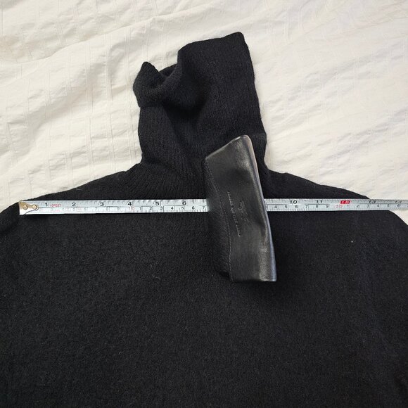 One Teaspoon 100% Merino Wool Knit Funnel Neck Dress - Black - Sz XS - Picture 10 of 16